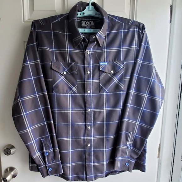 Dixxon Flannel The PERFORMANCE MACHINE 1.0 Pre-Pleat Flannel Shirt Men’s XL Tall - Picture 1 of 7